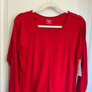 Athleta- Foothill Long Sleeve- Red